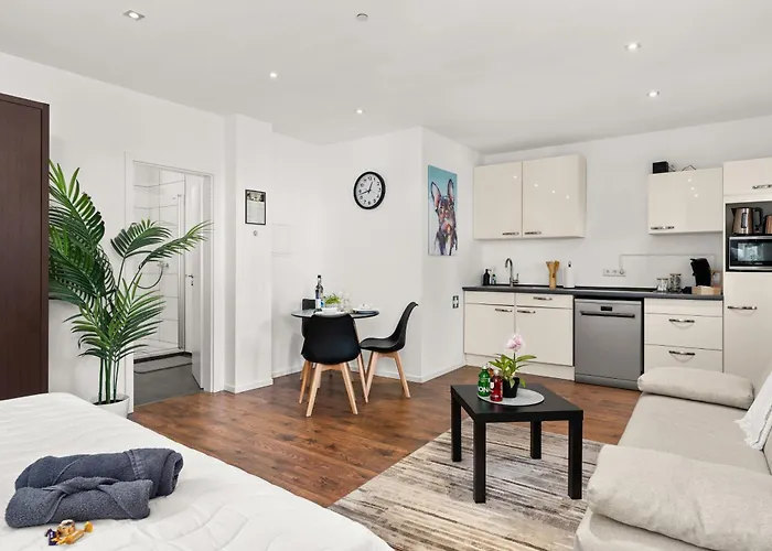 Mola Apartments-apartment Im Herdecker Zentrum Fuer 3 Gaeste-gratis Parkplatz-highspeed Wlan-auch Fuer Langzeit Geeignet * Herdecke